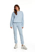 OVER THE CLOUDS AÇIK MAVİ OVERSIZE SWEATSHIRT - Sweatshirtler - BIRDIEJAY